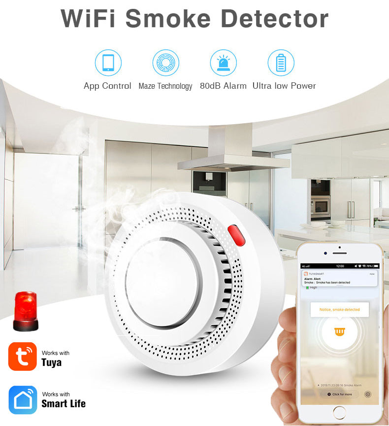 Smart home smoke detector